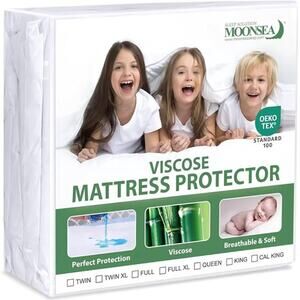 Waterproof Breathable Viscose Jersey Mattress Protector- Twin Size